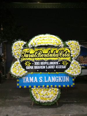 Papan Bunga Duka di Polanharjo