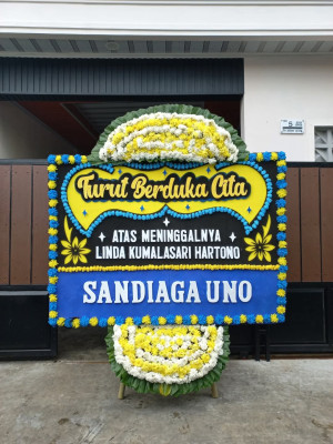 Papan Bunga Duka di Polanharjo